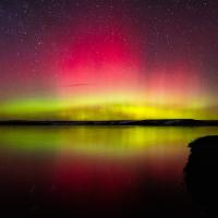 Northern Lights Over Curlew Lake