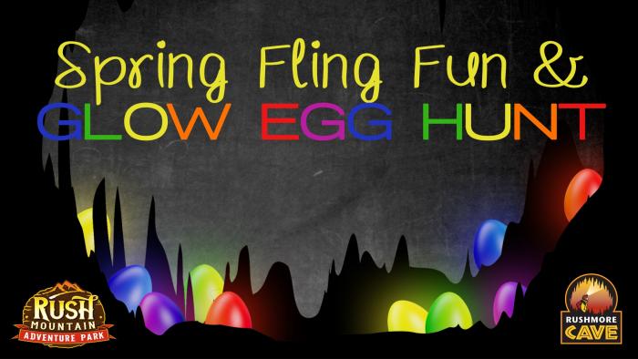 Spring Fling Fun & Glow Egg Hunt at Rush Mountain Adventure Park