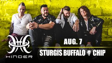 Hinder Concert at the Sturgis Buffalo Chip