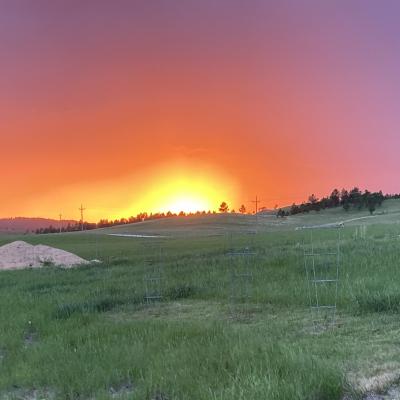 Sunset at Li’l Bit Ranch