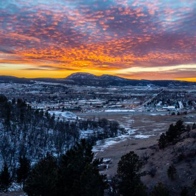 Sunset over Spearfish