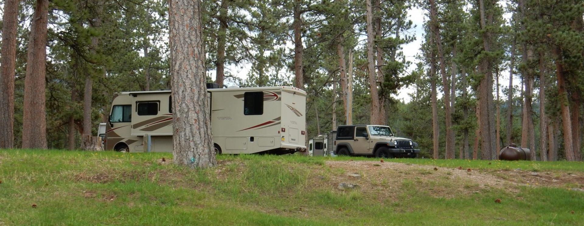 Camp in South Dakota