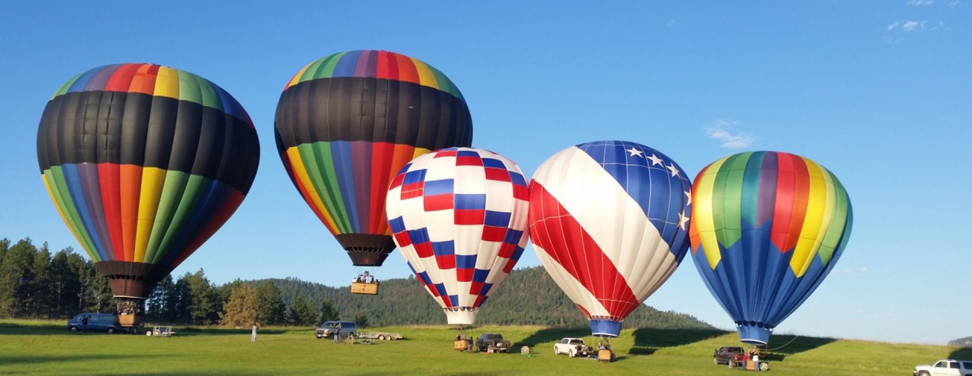 Custer Gold Discovery Days Hot Air Balloon Launch