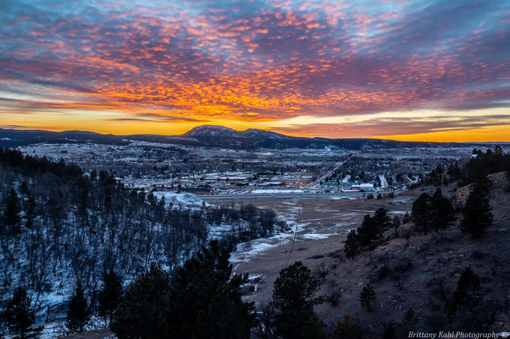Sunset over Spearfish