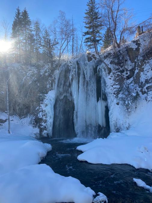 Spearfish Falls in the Winter