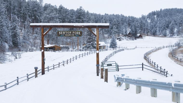 A Magical Winter Escape to Newton Fork Ranch