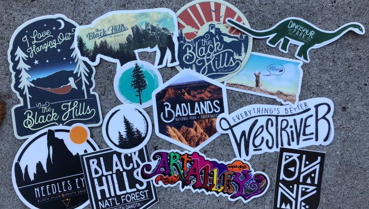 Black Hills Stickers & Apparel: Bonzeye Studio
